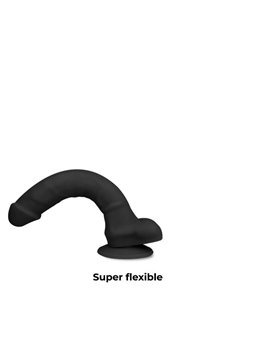 Cock Miller - Silicone Density Cocksil Articulable Black 18 CM