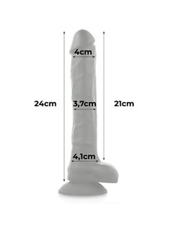 Cock Miller Cocksil - Dildo Strap-On Flessibile e Articolabile 24 CM Nero