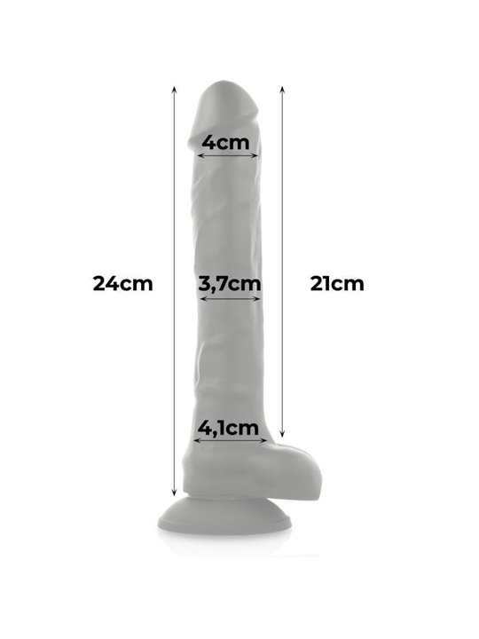Cock Miller - Silicone Density Cocksil Articulable Black 24 CM