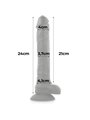 Cock Miller Cocksil - Dildo Strap-On Flessibile e Articolabile 24 CM Nero