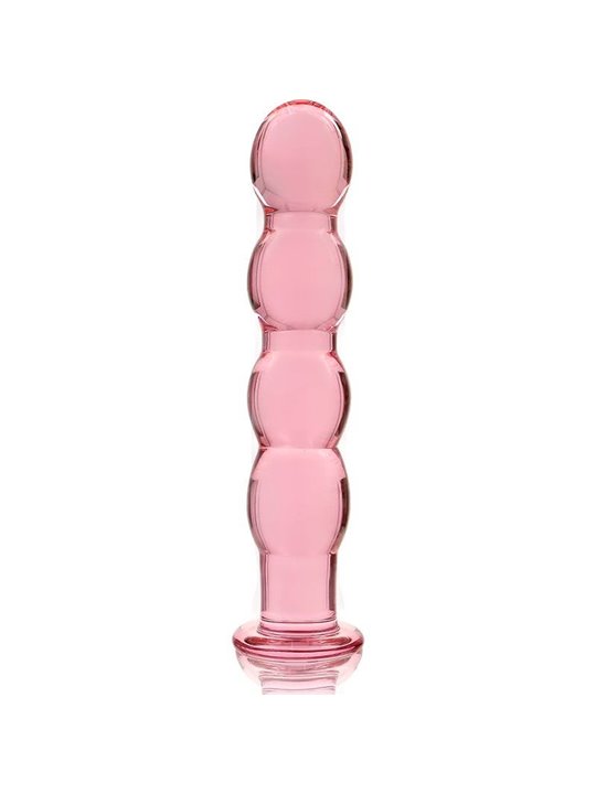 Nebula Series By Ibiza - Model 10 Dildo Borosilicate Glass 16.5 X 3.5 CM Pink
