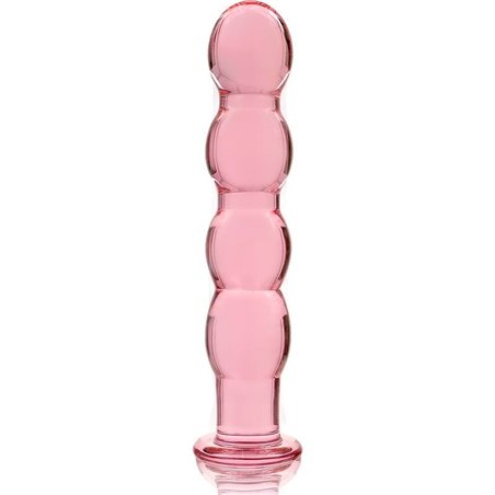 Nebula Series By Ibiza - Model 10 Dildo Borosilicate Glass 16.5 X 3.5 CM Pink