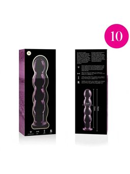 Nebula Series By Ibiza - Modello 10 Dildo in Vetro Borosilicato 16,5 X 3,5 CM Rosa
