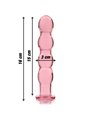 Nebula Series By Ibiza - Model 10 Dildo Borosilicate Glass 16.5 X 3.5 CM Pink