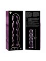 Nebula Series By Ibiza - Modello 10 Dildo in Vetro Borosilicato 16,5 X 3,5 CM Rosa
