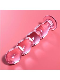 Nebula Series By Ibiza - Modello 10 Dildo in Vetro Borosilicato 16,5 X 3,5 CM Rosa