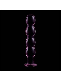 Nebula Series By Ibiza - Model 10 Dildo Borosilicate Glass 16.5 X 3.5 CM Pink