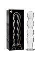 Nebula Series By Ibiza - Model 10 Dildo Borosilicate Glass 16.5 X 3.5 CM Clear