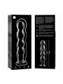 Nebula Series By Ibiza - Model 10 Dildo Borosilicate Glass 16.5 X 3.5 CM Clear