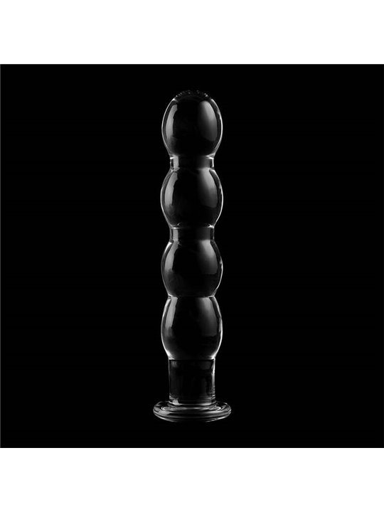 Nebula Series By Ibiza - Model 10 Dildo Borosilicate Glass 16.5 X 3.5 CM Clear