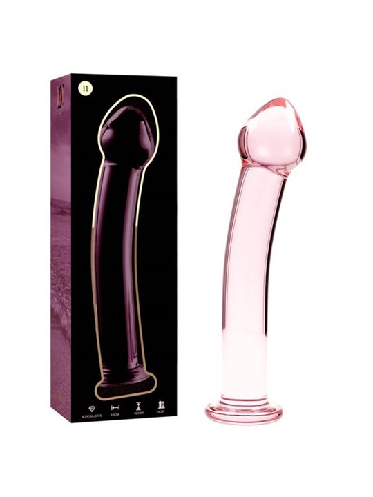 Nebula Series By Ibiza - Modello 11 Dildo in Vetro Borosilicato 16 X 3 CM Rosa