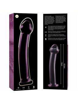 Nebula Series By Ibiza - Model 11 Dildo Borosilicate Glass 16 X 3 CM Pink