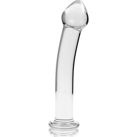 Nebula Series By Ibiza - Modello 11 Dildo in Vetro Borosilicato 16 X 3 CM Trasparente