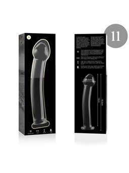 Nebula Series By Ibiza - Modello 11 Dildo in Vetro Borosilicato 16 X 3 CM Trasparente