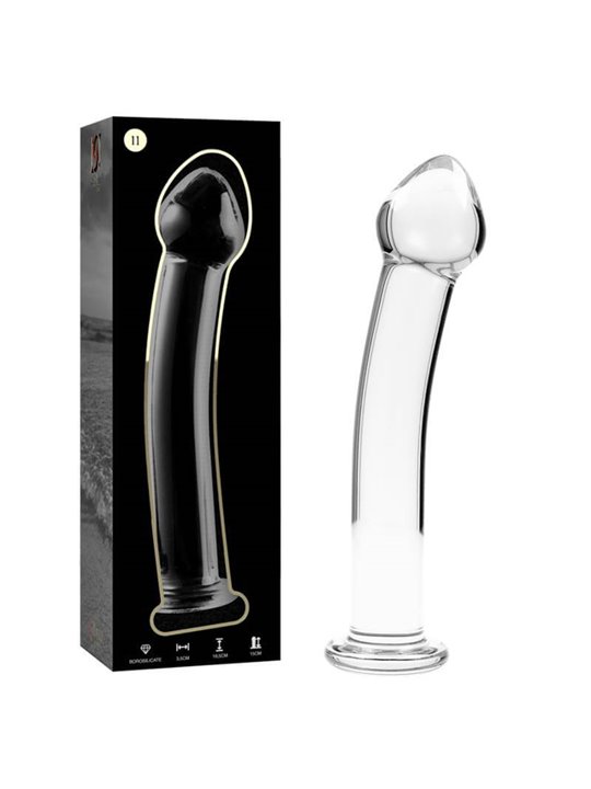 Nebula Series By Ibiza - Model 11 Dildo Borosilicate Glass 16 X 3 CM Clear