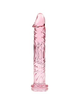 Nebula Series By Ibiza - Model 12 Dildo Borosilicate Glass 17 X 3.5 CM Pink