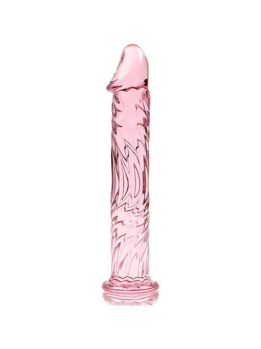 Nebula Series By Ibiza - Model 12 Dildo Borosilicate Glass 17 X 3.5 CM Pink
