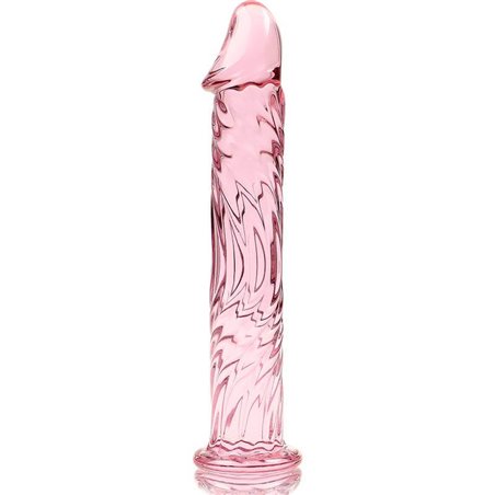 Nebula Series By Ibiza - Model 12 Dildo Borosilicate Glass 17 X 3.5 CM Pink