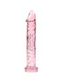 Nebula Series By Ibiza - Model 12 Dildo Borosilicate Glass 17 X 3.5 CM Pink