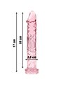 Nebula Series By Ibiza - Model 12 Dildo Borosilicate Glass 17 X 3.5 CM Pink