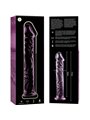 Nebula Series By Ibiza - Model 12 Dildo Borosilicate Glass 17 X 3.5 CM Pink