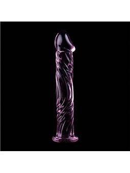 Nebula Series By Ibiza - Model 12 Dildo Borosilicate Glass 17 X 3.5 CM Pink