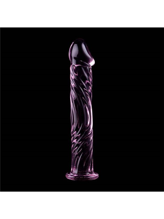 Nebula Series By Ibiza - Model 12 Dildo Borosilicate Glass 17 X 3.5 CM Pink