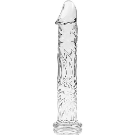 Nebula Series By Ibiza - Modello 12 Dildo in Vetro Borosilicato 17 X 3,5 CM Trasparente