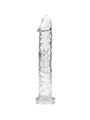 Nebula Series By Ibiza - Modello 12 Dildo in Vetro Borosilicato 17 X 3,5 CM Trasparente