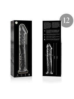 Nebula Series By Ibiza - Modello 12 Dildo in Vetro Borosilicato 17 X 3,5 CM Trasparente