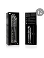Nebula Series By Ibiza - Modello 12 Dildo in Vetro Borosilicato 17 X 3,5 CM Trasparente