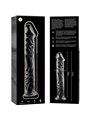 Nebula Series By Ibiza - Modello 12 Dildo in Vetro Borosilicato 17 X 3,5 CM Trasparente