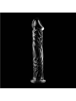 Nebula Series By Ibiza - Modello 12 Dildo in Vetro Borosilicato 17 X 3,5 CM Trasparente