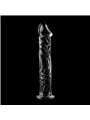 Nebula Series By Ibiza - Model 12 Dildo Borosilicate Glass 17 X 3.5 CM Clear