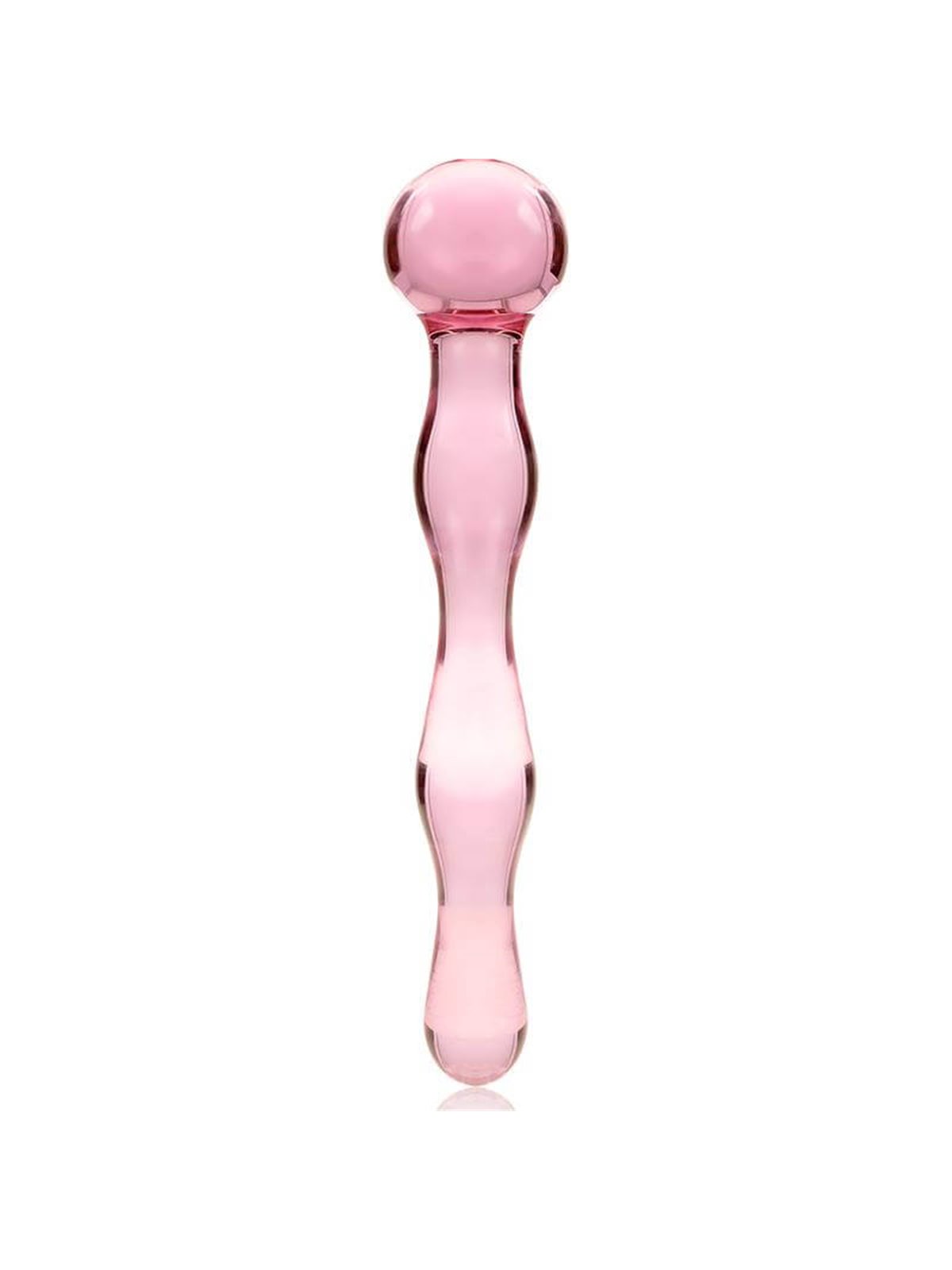 Nebula Series By Ibiza - Model 13 Dildo Borosilicate Glass 18 X 3.5 CM Pink
