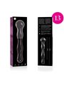 Nebula Series By Ibiza - Model 13 Dildo Borosilicate Glass 18 X 3.5 CM Pink