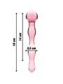 Nebula Series By Ibiza - Model 13 Dildo Borosilicate Glass 18 X 3.5 CM Pink