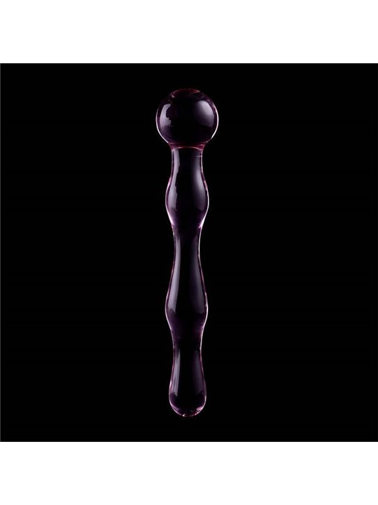 Nebula Series By Ibiza - Model 13 Dildo Borosilicate Glass 18 X 3.5 CM Pink
