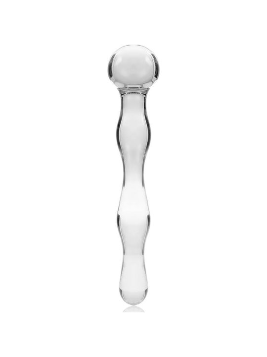 Nebula Series By Ibiza - Modello 13 Dildo in Vetro Borosilicato 18 X 3,5 CM Trasparente