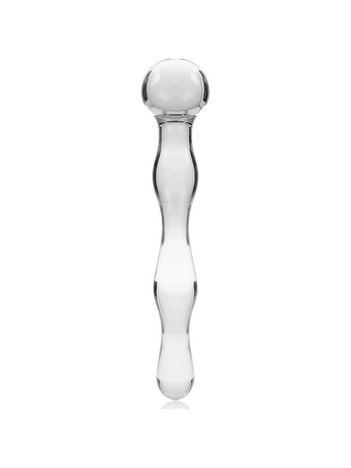 Nebula Series By Ibiza - Modello 13 Dildo in Vetro Borosilicato 18 X 3,5 CM Trasparente