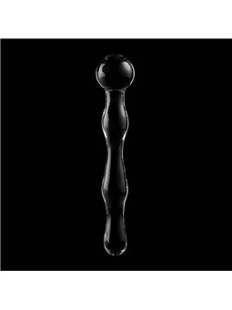 Nebula Series By Ibiza - Modello 13 Dildo in Vetro Borosilicato 18 X 3,5 CM Trasparente