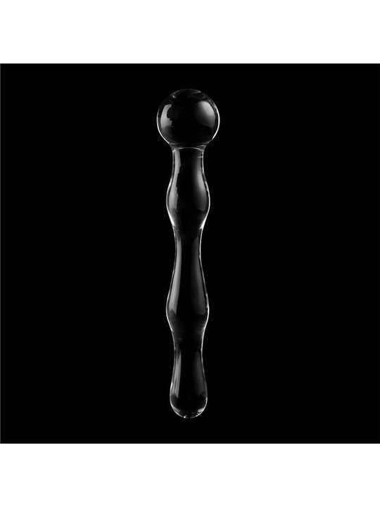 Nebula Series By Ibiza - Modello 13 Dildo in Vetro Borosilicato 18 X 3,5 CM Trasparente