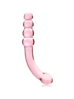 Nebula Series By Ibiza - Model 14 Dildo Borosilicate Glass 18.5 X 3 CM Pink