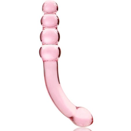 Nebula Series By Ibiza - Model 14 Dildo Borosilicate Glass 18.5 X 3 CM Pink