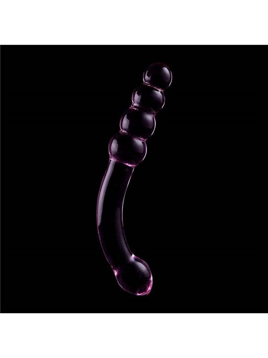 Nebula Series By Ibiza - Model 14 Dildo Borosilicate Glass 18.5 X 3 CM Pink