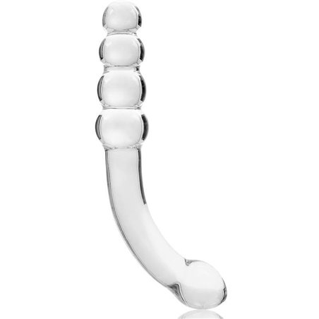 Nebula Series By Ibiza - Modello 14 Dildo in Vetro Borosilicato 18,5 X 3 CM Trasparente