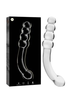 Nebula Series By Ibiza - Modello 14 Dildo in Vetro Borosilicato 18,5 X 3 CM Trasparente