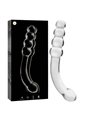 Nebula Series By Ibiza - Modello 14 Dildo in Vetro Borosilicato 18,5 X 3 CM Trasparente