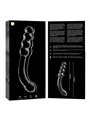Nebula Series By Ibiza - Modello 14 Dildo in Vetro Borosilicato 18,5 X 3 CM Trasparente