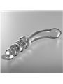 Nebula Series By Ibiza - Modello 14 Dildo in Vetro Borosilicato 18,5 X 3 CM Trasparente